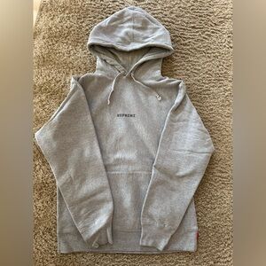 Supreme Heather Gray Hoodie